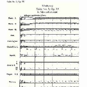 Suite No.3, Op.55 第三套曲,Op.55第二乐章