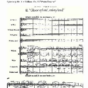 G小调第一交响曲, Op.13 冬天的梦幻Op.13第二乐章