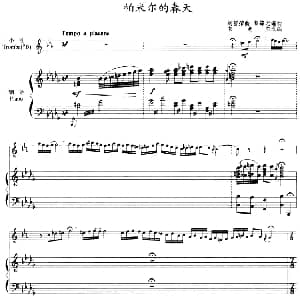 帕米尔的春天 小号 钢琴伴奏 刘富荣曲 黎锦光编曲 朱起东改编