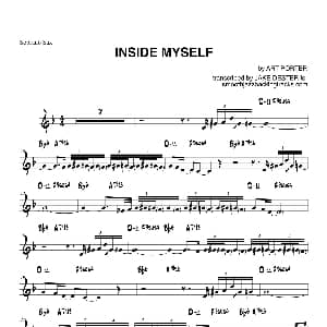 萨克斯谱 | In side My self 高音萨克斯