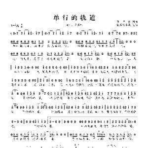 单行的轨道_歌曲简谱_词曲:邓紫棋 邓紫棋