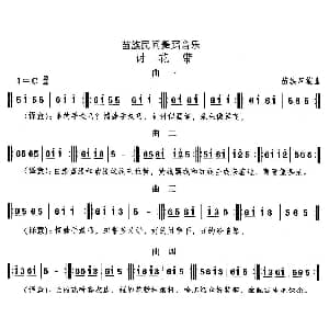 讨花 苗族舞蹈 中国民族民间舞曲选