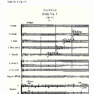 Suite No.1, Op.43 第一套曲,Op.43第六乐章