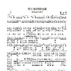 忽儿咳哟呀索_歌谱投稿_词曲:黄志 段永生