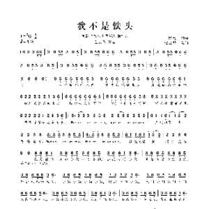 我不是铁头_歌曲简谱_词曲:郭纯 郭纯