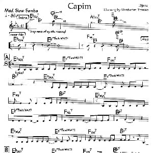Capim 钢琴谱