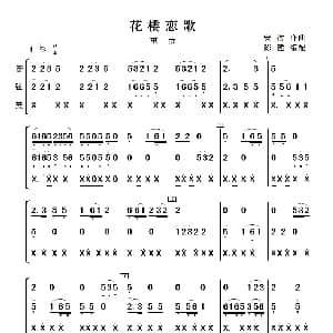花楼恋歌 合奏 邱礼农 安渝曲 陈健