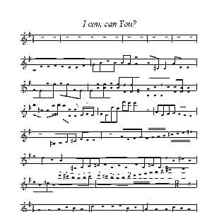 小提琴谱 | I can,can you? 陈美