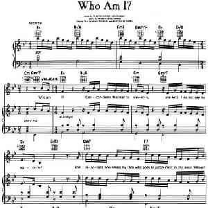 Who Am I?_外国歌谱