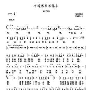 ​布透温泉等你来_民歌简谱_词曲:黄景南 许森林