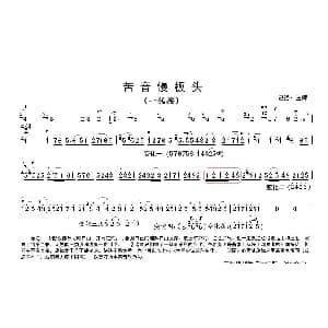 秦腔苦音慢板板头 板胡